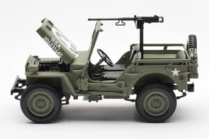 Jeep Willys MB US Army D-Day 1944 Norev 1:18 189016 Metal — billede 6 af 10
