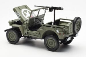 Jeep Willys MB US Army D-Day 1944 Norev 1:18 189016 Metal — billede 7 af 10