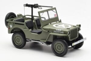 Jeep Willys MB US Army D-Day 1944 Norev 1:18 189016 Metal — billede 8 af 10