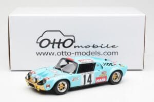 Jide 1600S Gr.4 #14 J. Ragnotti / Jaubert Criterium des Cevennes 1972 Otto 1:18 OT287 Resin — billede 6 af 6