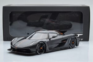 Koenigsegg Jesko Absolut Graphite Grå Asia Exclusive GT Spirit 1:18 CLDC025 Resin — billede 6 af 6