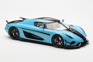 Koenigsegg Regera Baby Blå GT Spirit 1:18 GT881 Resin — billede 4 af 6