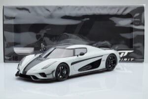 Koenigsegg Regera Grå Asia Exclusive GT Spirit 1:18 CLDC026 Resin — billede 5 af 5