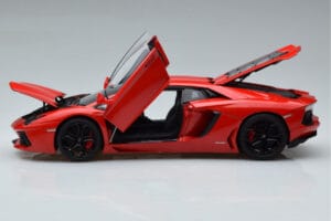 Lamborghini Aventador LP700-4 Andromeda Rød AUTOart 1:18 74669 Metal — billede 4 af 10