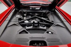Lamborghini Aventador LP700-4 Andromeda Rød AUTOart 1:18 74669 Metal — billede 9 af 10