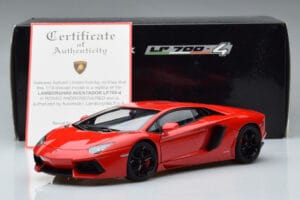 Lamborghini Aventador LP700-4 Andromeda Rød AUTOart 1:18 74669 Metal — billede 10 af 10