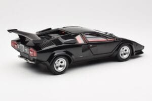 Lamborghini Countach LP 5000 Quattrovalvole Sort Kyosho 1:18 08320BK Metal — billede 3 af 8