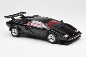 Lamborghini Countach LP 5000 Quattrovalvole Sort Kyosho 1:18 08320BK Metal — billede 6 af 8