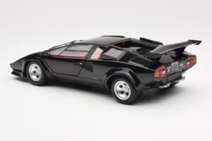 Lamborghini Countach LP 5000 Quattrovalvole Sort Kyosho 1:18 08320BK Metal — billede 7 af 8
