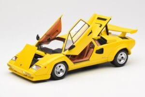 Lamborghini Countach LP 5000 Quattrovalvole Gul Kyosho 1:18 08320Y Metal — billede 2 af 8
