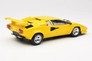Lamborghini Countach LP 5000 Quattrovalvole Gul Kyosho 1:18 08320Y Metal — billede 3 af 8