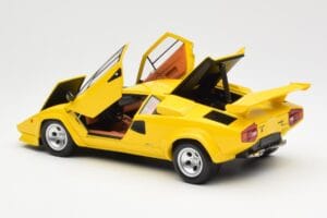 Lamborghini Countach LP 5000 Quattrovalvole Gul Kyosho 1:18 08320Y Metal — billede 5 af 8