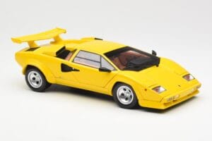 Lamborghini Countach LP 5000 Quattrovalvole Gul Kyosho 1:18 08320Y Metal — billede 6 af 8