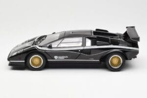 Lamborghini Countach LP 500R Sort Kyosho 1:18 08320C Metal — billede 4 af 8
