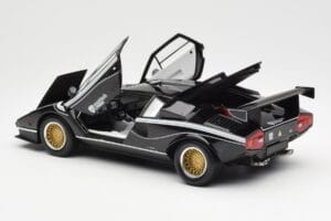 Lamborghini Countach LP 500R Sort Kyosho 1:18 08320C Metal — billede 5 af 8