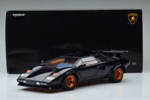 Lamborghini Countach LP500S Walter Wolf Mørkeblå Kyosho 1:18 08320D Metal — billede 11 af 11