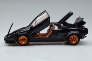 Lamborghini Countach LP500S Walter Wolf Mørkeblå Kyosho 1:18 08320D Metal — billede 4 af 11