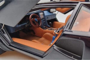 Lamborghini Countach LP500S Walter Wolf Mørkeblå Kyosho 1:18 08320D Metal — billede 9 af 11