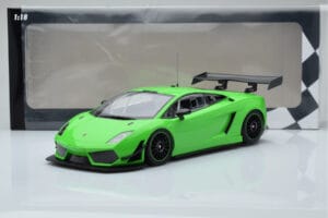 Lamborghini Gallardo LP600+ GT3 Grøn Minichamps 1:18 151111101 Metal — billede 6 af 6