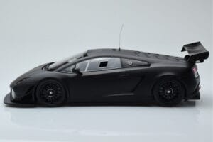 Lamborghini Gallardo LP600+ GT3 Mat Sort Minichamps 1:18 151111100 Metal — billede 3 af 6