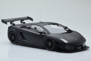 Lamborghini Gallardo LP600+ GT3 Mat Sort Minichamps 1:18 151111100 Metal — billede 4 af 6