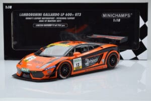 Lamborghini Gallardo LP600+ GT3 Rhinos Leipert Motorsport #12 A. Petrishin / D. Leiper ADAC GT Masters 2011 Minichamps 1:18 1 — billede 6 af 6