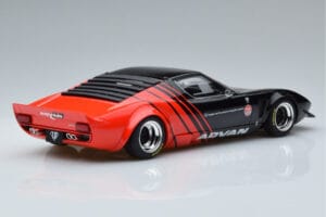 Lamborghini Miura LB Works Liberty Walk Advan GT Spirit 1:18 KJ033 Resin — billede 2 af 6