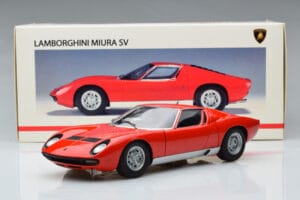 Lamborghini Miura SV Rød AUTOart 1:18 74543 Metal — billede 8 af 8