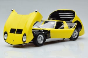 Lamborghini Miura SV Gul Kyosho 1:18 08317Y Metal — billede 2 af 11