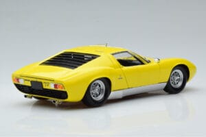 Lamborghini Miura SV Gul Kyosho 1:18 08317Y Metal — billede 3 af 11