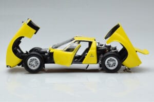 Lamborghini Miura SV Gul Kyosho 1:18 08317Y Metal — billede 4 af 11