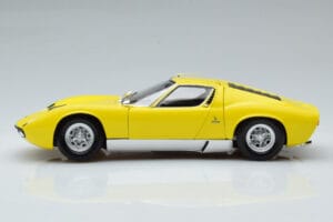 Lamborghini Miura SV Gul Kyosho 1:18 08317Y Metal — billede 5 af 11