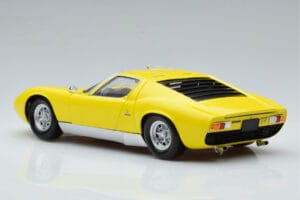 Lamborghini Miura SV Gul Kyosho 1:18 08317Y Metal — billede 7 af 11