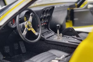 Lamborghini Miura SV Gul Kyosho 1:18 08317Y Metal — billede 8 af 11