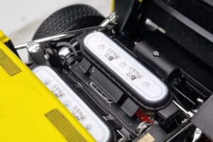 Lamborghini Miura SV Gul Kyosho 1:18 08317Y Metal — billede 9 af 11