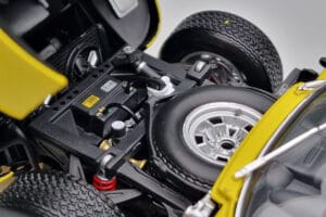 Lamborghini Miura SV Gul Kyosho 1:18 08317Y Metal — billede 10 af 11
