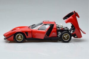 Lamborghini Miura SVR Rød Kyosho 1:18 08319RBK Metal — billede 4 af 9