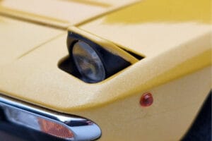 Lamborghini Urraco Gul Kyosho 1:18 08446GY Metal — billede 8 af 10