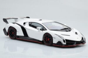 Lamborghini Veneno Hvid AUTOart 1:18 74507 Metal — billede 6 af 8