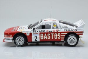 Lancia 037 Bastos #2 P. Snijers / D. Colebunders Rally Ypres 1985 IXO 1:18 18RMC136 Metal — billede 3 af 6