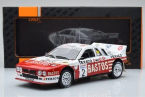 Lancia 037 Bastos #2 P. Snijers / D. Colebunders Rally Ypres 1985 IXO 1:18 18RMC136 Metal — billede 6 af 6