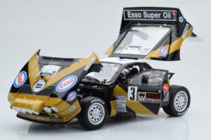 Lancia 037 ESSO #3 F. Tabaton Rally Targa Florio 1985 Kyosho 1:18 08306H Metal — billede 2 af 8