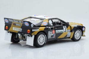 Lancia 037 ESSO #3 F. Tabaton Rally Targa Florio 1985 Kyosho 1:18 08306H Metal — billede 4 af 8