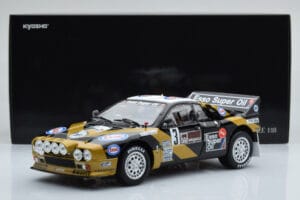 Lancia 037 ESSO #3 F. Tabaton Rally Targa Florio 1985 Kyosho 1:18 08306H Metal — billede 8 af 8