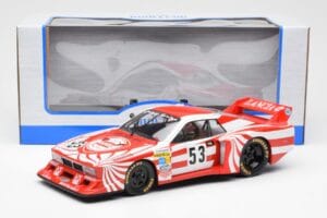 Lancia Beta Montecarlo Gr.5 #53 R. Patrese / E. Cheever 6 Hours of Silverstone 1980 MCG 1:18 MCG18814R Metal — billede 6 af 6