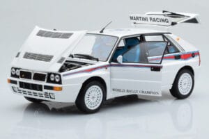 Lancia Delta HF Integrale 6 Hvid Kyosho 1:18 08344E Metal — billede 2 af 8
