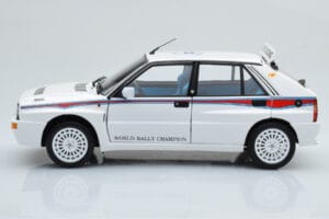 Lancia Delta HF Integrale 6 Hvid Kyosho 1:18 08344E Metal — billede 5 af 8