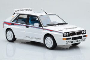 Lancia Delta HF Integrale 6 Hvid Kyosho 1:18 08344E Metal — billede 6 af 8