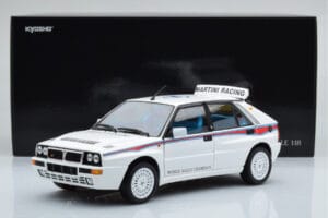 Lancia Delta HF Integrale 6 Hvid Kyosho 1:18 08344E Metal — billede 8 af 8