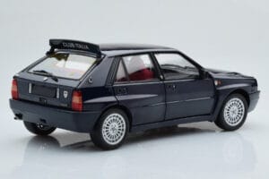 Lancia Delta HF Integrale Club Italia Blå Kyosho 1:18 08343SC Metal — billede 4 af 8